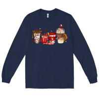 Navy baseball coffee cups Long Sleeve Tee - texasbilliewilder