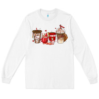 White baseball coffee cups Long Sleeve Tee - texasbilliewilder