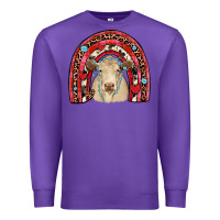 Purple valentines charolais  rainbow Premium Sweatshirt - JahusDesignShop