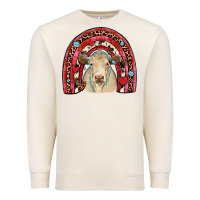 Sandshell valentines charolais  rainbow Premium Sweatshirt - JahusDesignShop