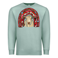Seafoam valentines charolais  rainbow Premium Sweatshirt - JahusDesignShop