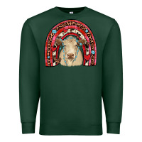 Sports Green valentines charolais  rainbow Premium Sweatshirt - JahusDesignShop