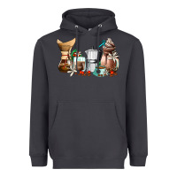 Smoke coffee tools coffee cups Heavyweight Hoodie - AdoDesignShop