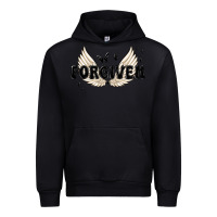Black forgiven christian angel wings Urban Hoodie - MaliasSmallBusiness