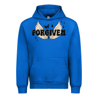 Cobalt forgiven christian angel wings Urban Hoodie - MaliasSmallBusiness