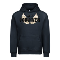 Navy forgiven christian angel wings Urban Hoodie - MaliasSmallBusiness