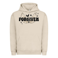 Pigment French Oak forgiven christian angel wings Urban Hoodie - MaliasSmallBusiness