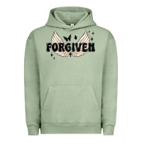 Pigment Oil Green forgiven christian angel wings Urban Hoodie - MaliasSmallBusiness