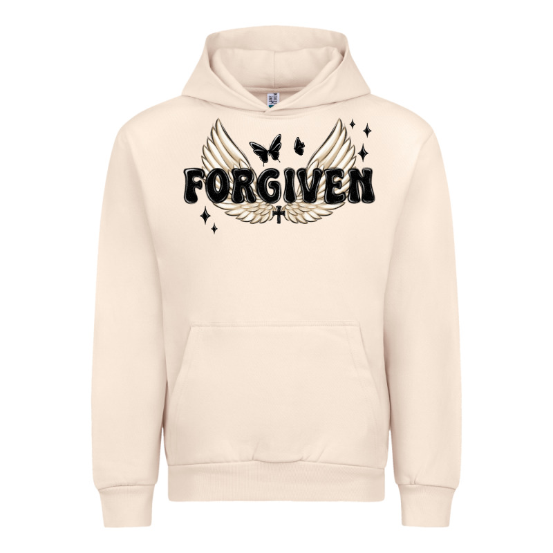 Forgiven Christian Angel Wings Urban Hoodie by MaliasSmallBusiness | Teevron
