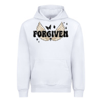 White forgiven christian angel wings Urban Hoodie - MaliasSmallBusiness