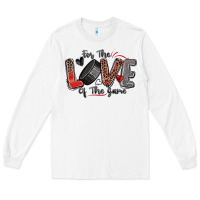 White for the love of the game hockey Long Sleeve Tee - Zillion Design Studio