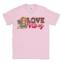 Bubblegum Pink love vibes cupid Classic Tee - RanaPortraitStore