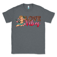 Charcoal Heather love vibes cupid Classic Tee - RanaPortraitStore