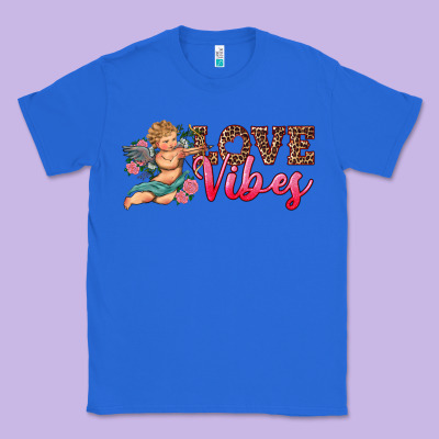 Love Vibes Cupid Classic Tee Designed By Ranaportraitstore