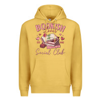 Antique Gold bookish lover social club Premium Hoodie - MaliasSmallBusiness