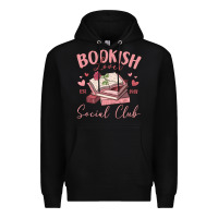 Black bookish lover social club Premium Hoodie - MaliasSmallBusiness