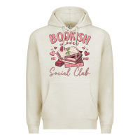 Oatmeal Heather bookish lover social club Premium Hoodie - MaliasSmallBusiness