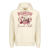 Sandshell bookish lover social club Premium Hoodie - MaliasSmallBusiness
