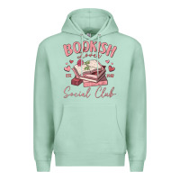 Seafoam bookish lover social club Premium Hoodie - MaliasSmallBusiness
