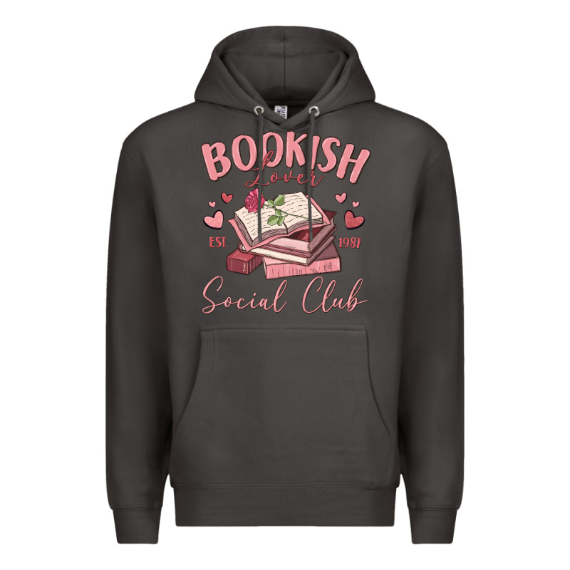 Bookish Lover Social Club Premium Hoodie by MaliasSmallBusiness | Teevron