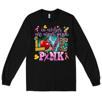 Black in october we wear pink love pink Long Sleeve Tee - AdoDesignShop