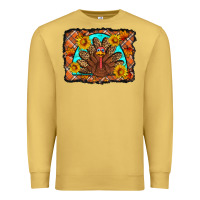 Antique Gold Thanksgiving Turkey Premium Sweatshirt - Artiststas