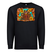 Black Thanksgiving Turkey Premium Sweatshirt - Artiststas