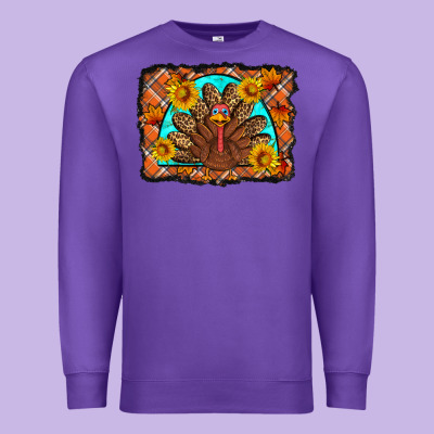 Thanksgiving Turkey Premium Sweatshirt Designed By Artiststas