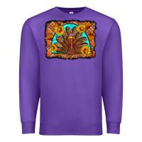 Purple Thanksgiving Turkey Premium Sweatshirt - Artiststas
