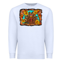 White Thanksgiving Turkey Premium Sweatshirt - Artiststas