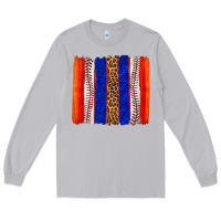 Moon Dust baseball brush strokes Long Sleeve Tee - texasbilliewilder