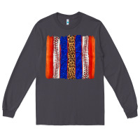 Smoke baseball brush strokes Long Sleeve Tee - texasbilliewilder