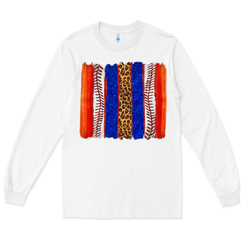 Baseball Brush Strokes Long Sleeve Tee by texasbilliewilder | Teevron
