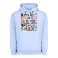 Pigment Grape Ice when life gives you scraps make a quilt Urban Hoodie - MaliasSmallBusiness