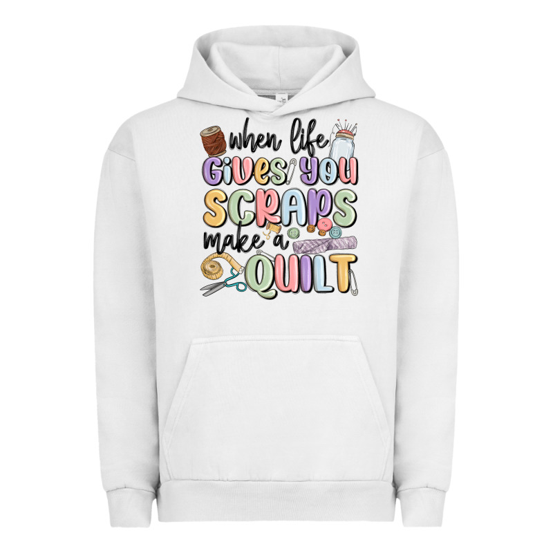 When Life Gives You Scraps Make A Quilt Urban Hoodie by MaliasSmallBusiness | Teevron