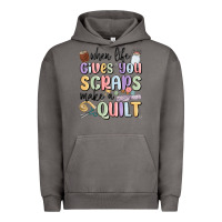 Pigment Tornado when life gives you scraps make a quilt Urban Hoodie - MaliasSmallBusiness