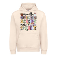 Sandshell when life gives you scraps make a quilt Urban Hoodie - MaliasSmallBusiness