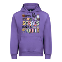 Tulip when life gives you scraps make a quilt Urban Hoodie - MaliasSmallBusiness