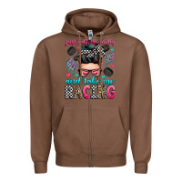 Chestnut just call me pretty and take me racing Zipper Hoodie - Zillion Design Studio