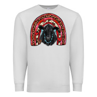 Dove Grey valentines black angus  rainbow Premium Sweatshirt - JahusDesignShop