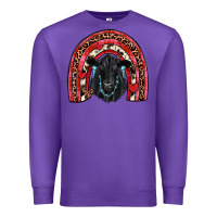 Purple valentines black angus  rainbow Premium Sweatshirt - JahusDesignShop