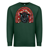 Sports Green valentines black angus  rainbow Premium Sweatshirt - JahusDesignShop