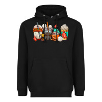 Black volleyball coffee cups Heavyweight Hoodie - AdoDesignShop