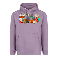 Lavender volleyball coffee cups Heavyweight Hoodie - AdoDesignShop