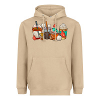Mushroom volleyball coffee cups Heavyweight Hoodie - AdoDesignShop