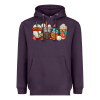 Plum volleyball coffee cups Heavyweight Hoodie - AdoDesignShop