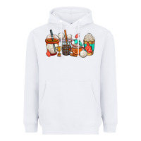 White volleyball coffee cups Heavyweight Hoodie - AdoDesignShop