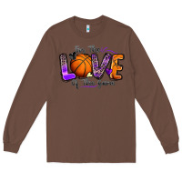 Chestnut for the love of the game basketball Long Sleeve Tee - Zillion Design Studio