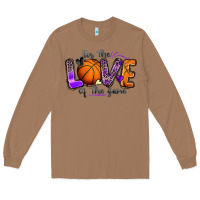 Toasted Coconut for the love of the game basketball Long Sleeve Tee - Zillion Design Studio