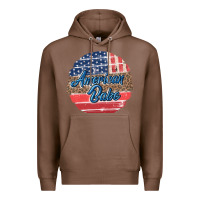 Chestnut leopard merica Premium Hoodie - MaliasSmallBusiness